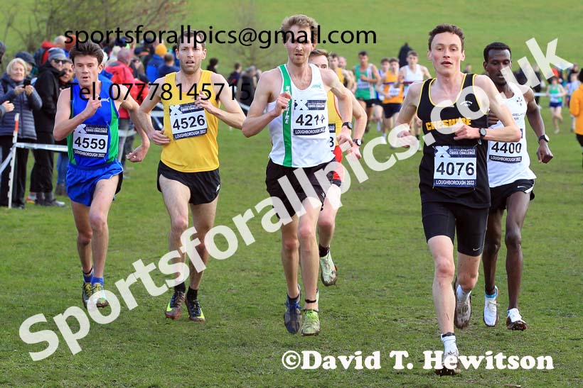 Senior Mens 2022 CAU Inter Counties Cross Country, Prestwold Hall, Loughborough.  Photo: David T. Hewitson/Sports for All Pics
